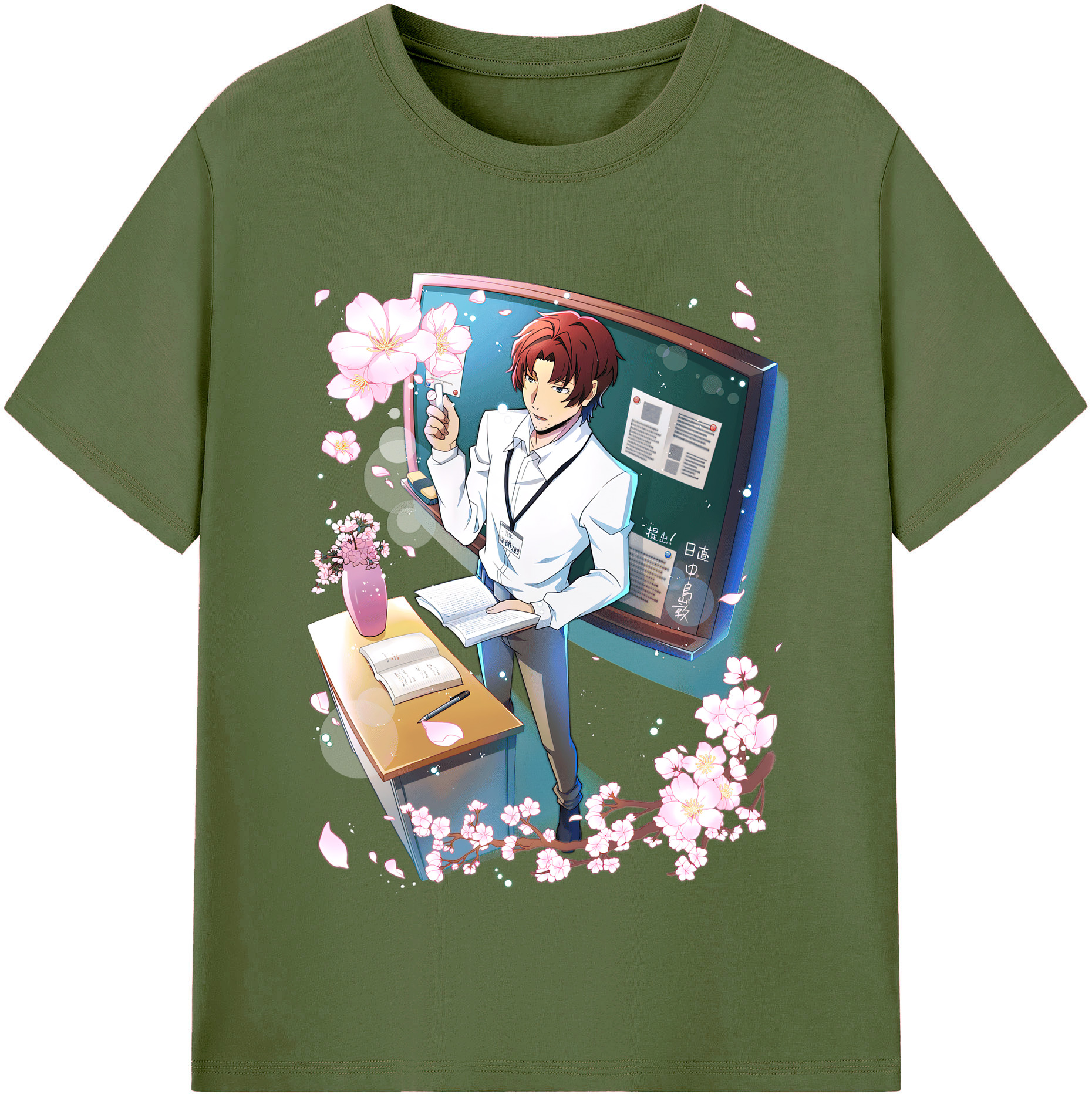 （画像用） 文豪ストレイドッグス Bungo Stray Dogs 綿100％半袖Tシャツ（フロントプリント）